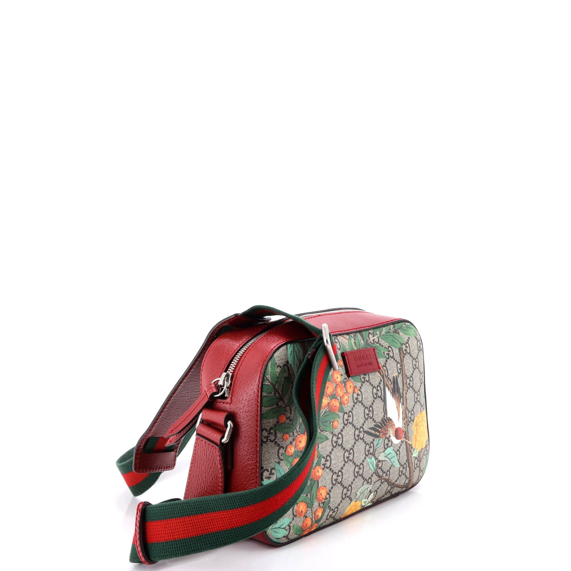 Camera Shoulder Bag Tian Print GG Coated Canvas Medium
