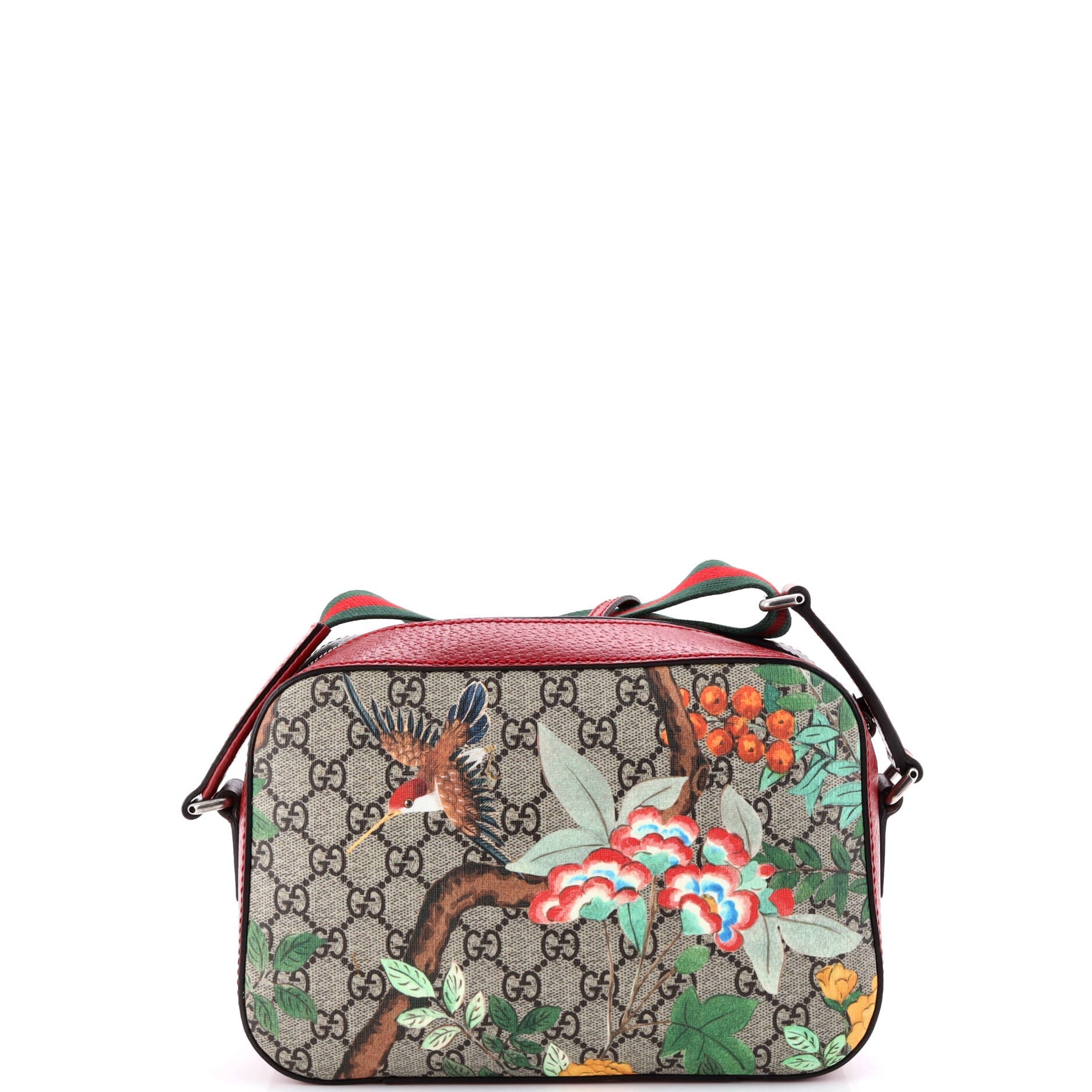 Camera Shoulder Bag Tian Print GG Coated Canvas Medium