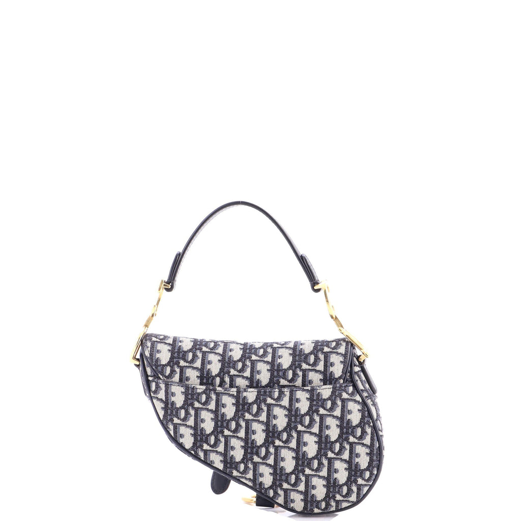 Saddle Handbag Oblique Canvas Mini