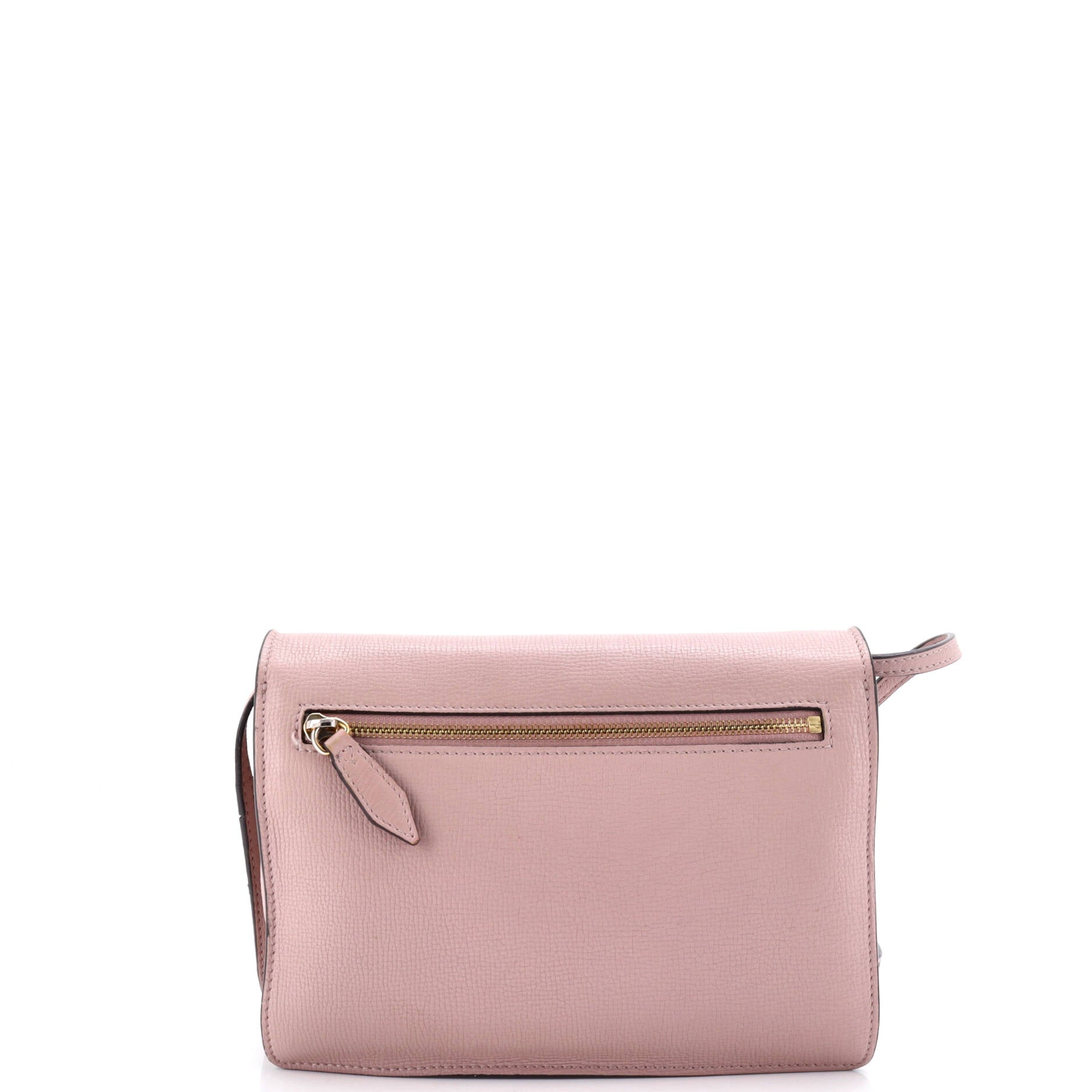 Macken Crossbody Bag Leather and House Check Canvas Small