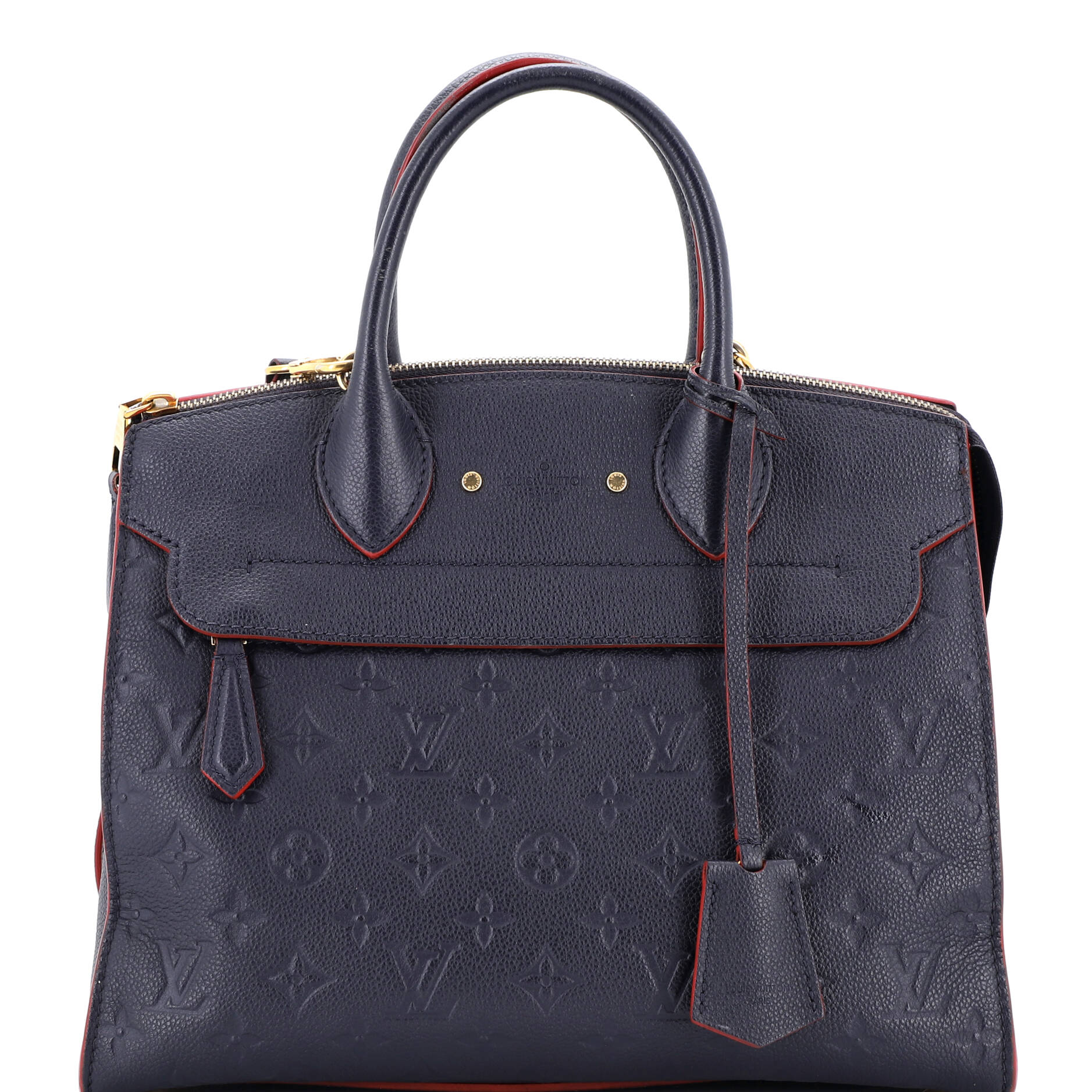 Pont Neuf Handbag Monogram Empreinte Leather MM