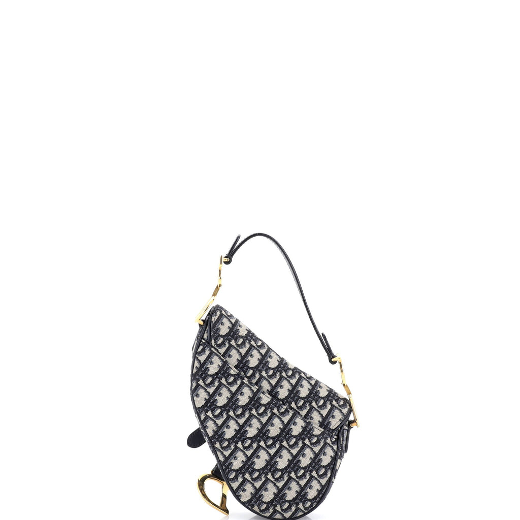 Saddle Handbag Oblique Canvas Mini