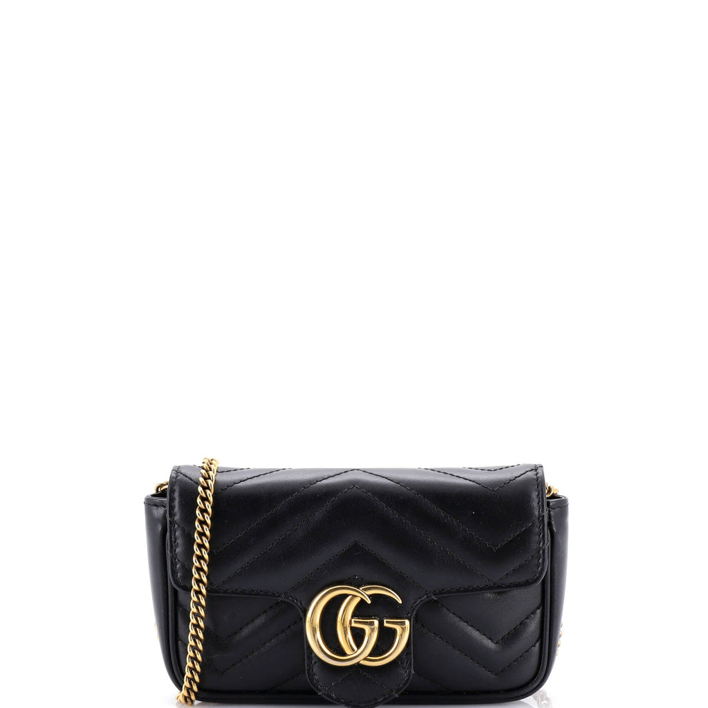 GG Marmont Flap Bag Matelasse Leather Super Mini