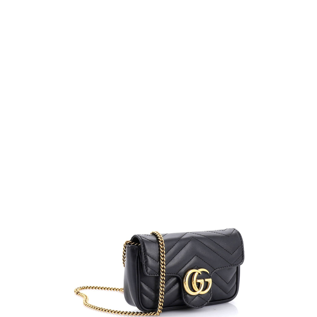 GG Marmont Flap Bag Matelasse Leather Super Mini