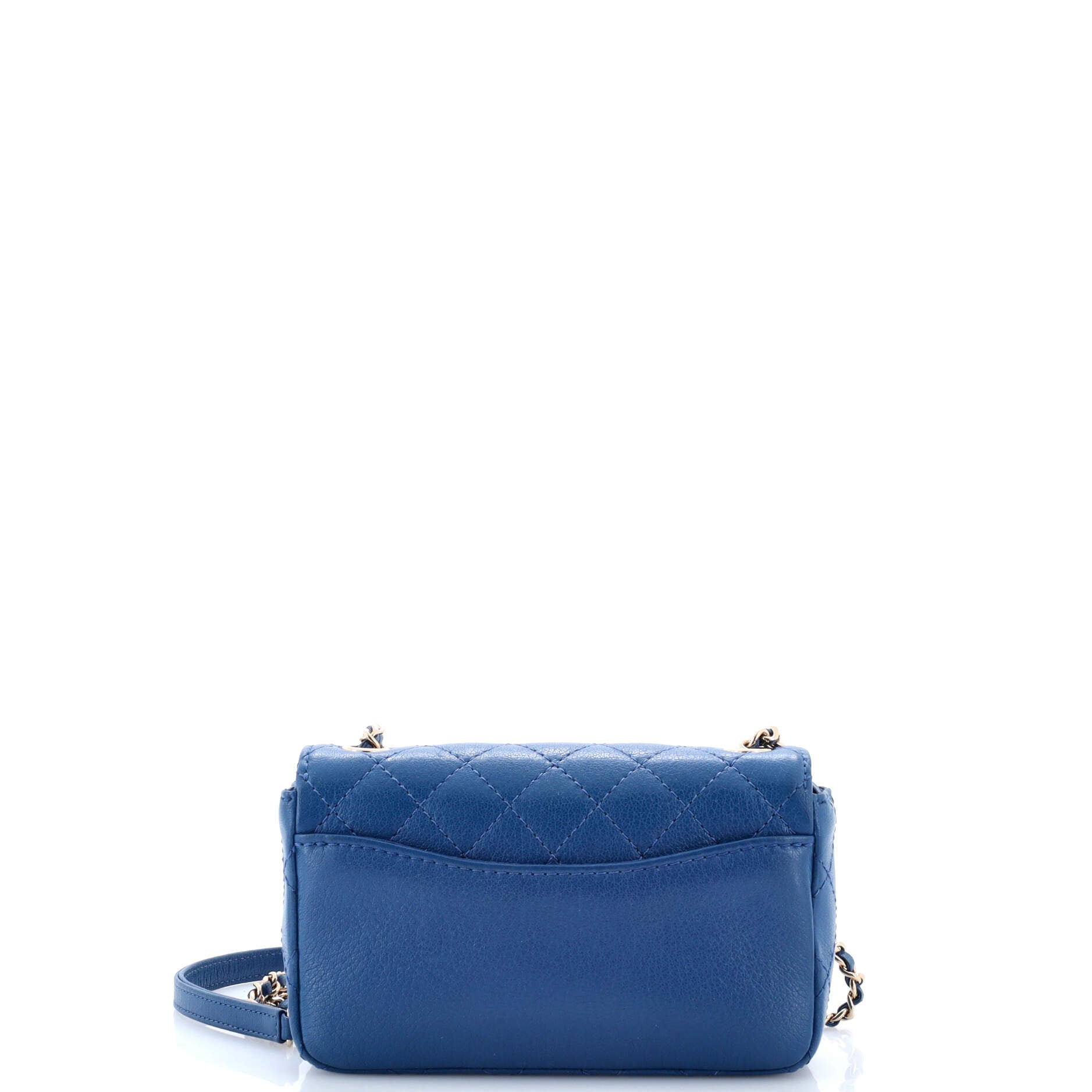 Coco Curve Envelope Flap Bag Quilted Goatskin Mini