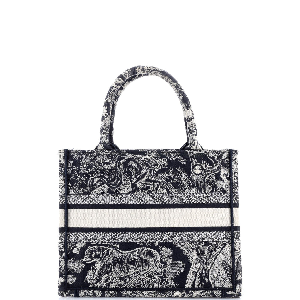 Book Tote Embroidered Canvas Small