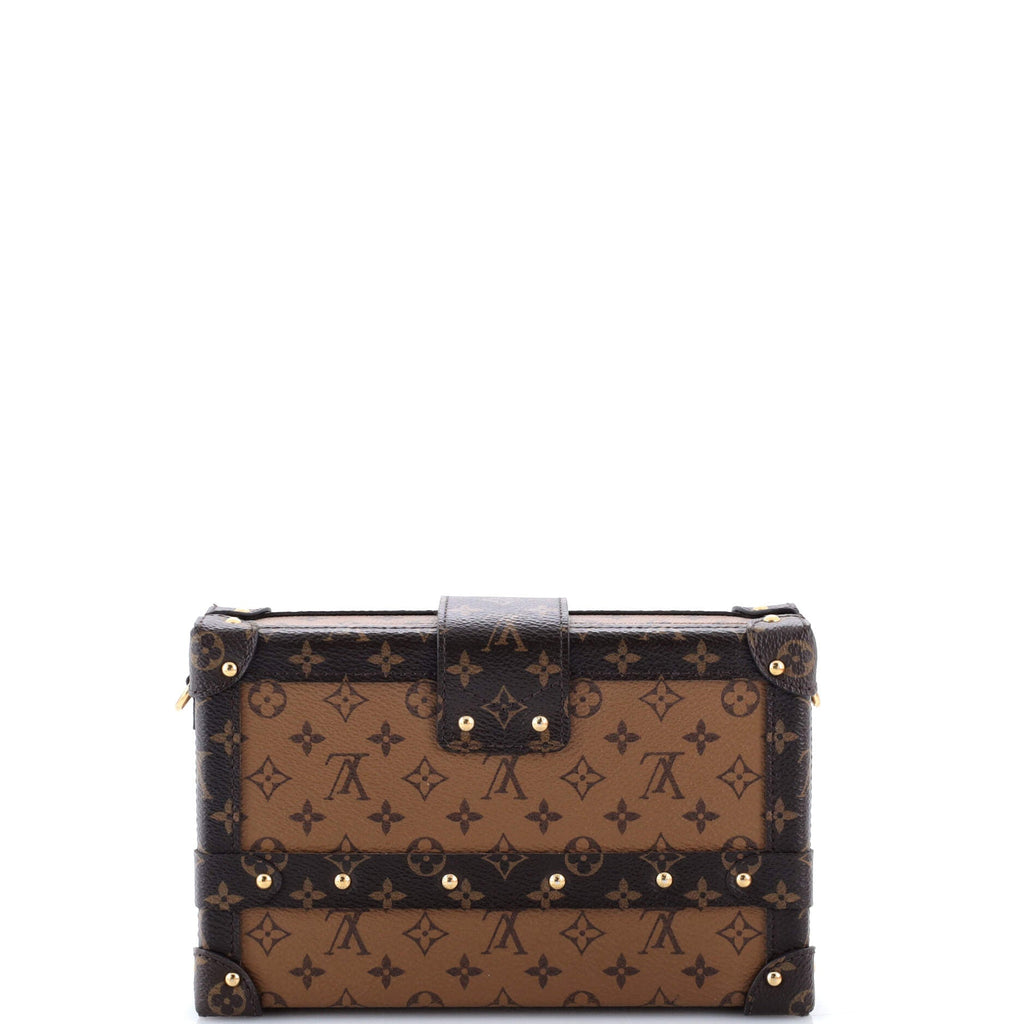 Petite Malle Handbag Reverse Monogram Canvas