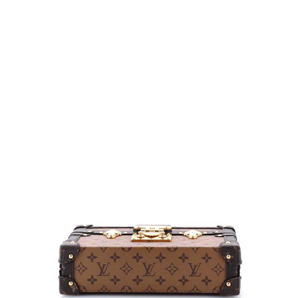 Petite Malle Handbag Reverse Monogram Canvas