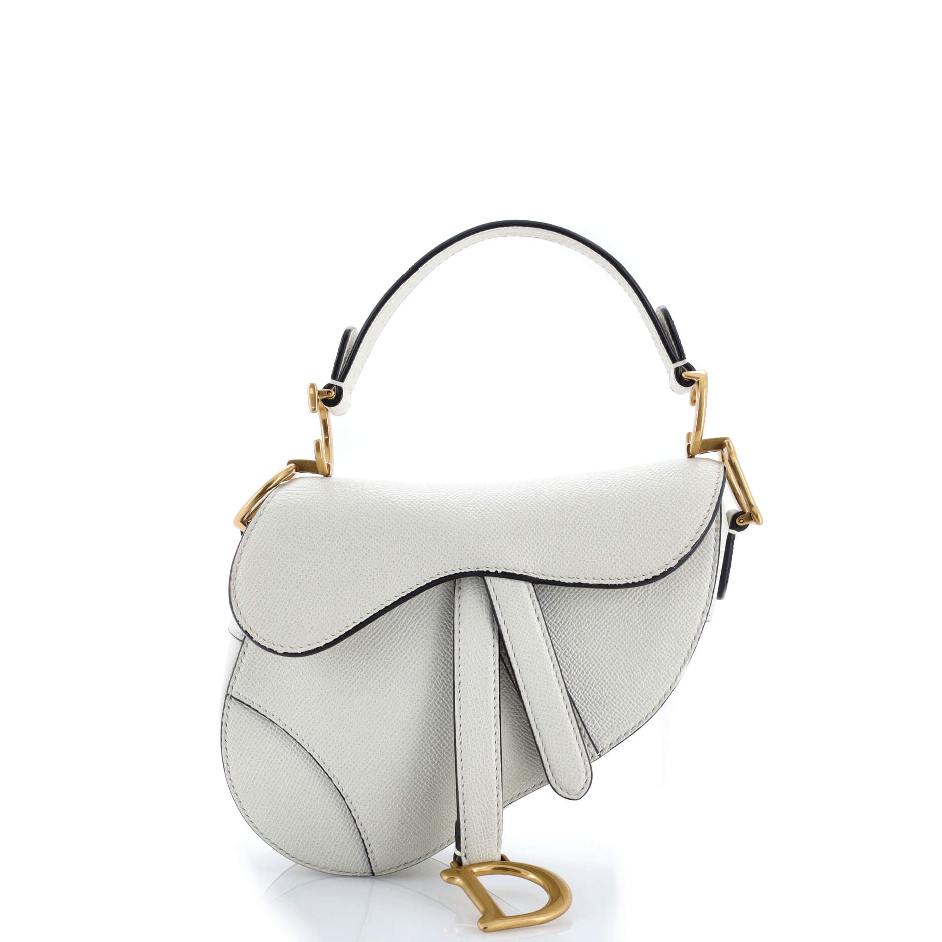 Saddle Handbag Leather Mini