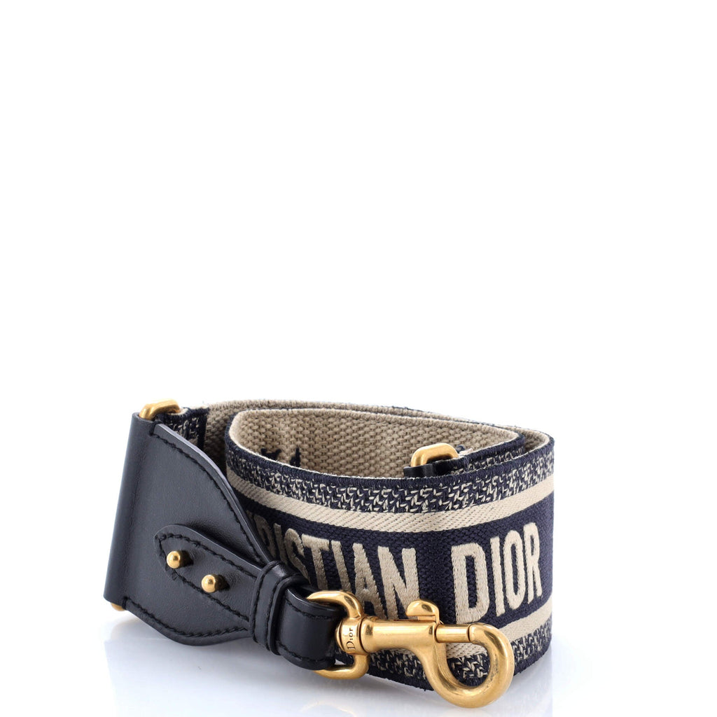 Logo Shoulder Strap Embroidered Canvas