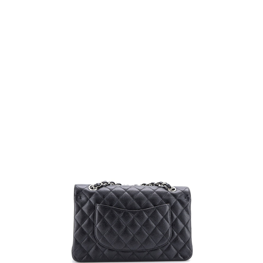 Classic Double Flap Bag Quilted Caviar Medium