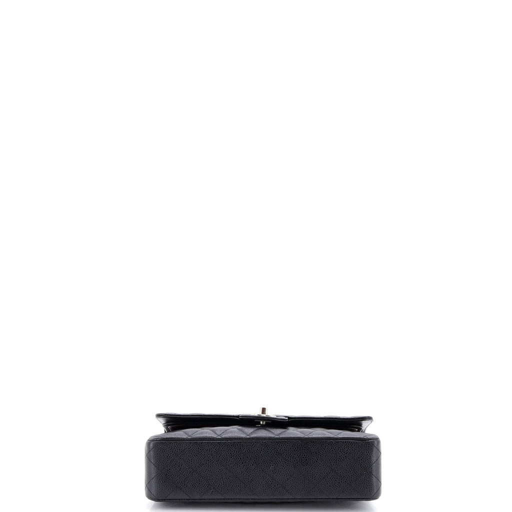Classic Double Flap Bag Quilted Caviar Medium