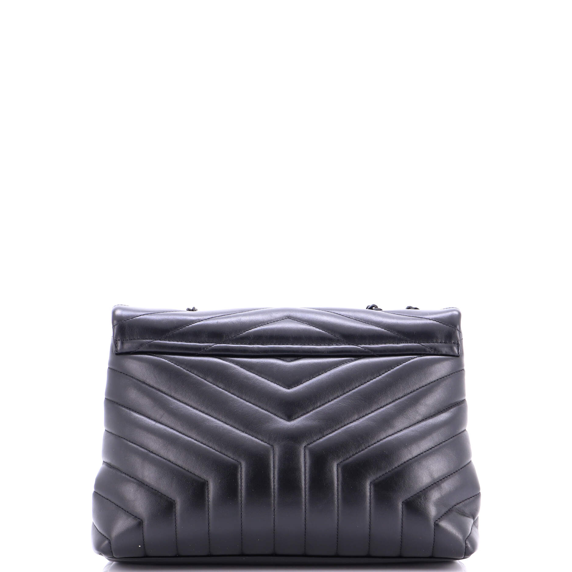 Loulou Shoulder Bag Matelasse Chevron Leather Medium