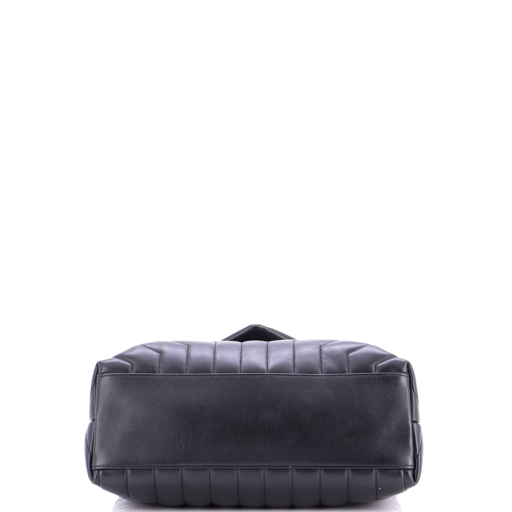 Loulou Shoulder Bag Matelasse Chevron Leather Medium