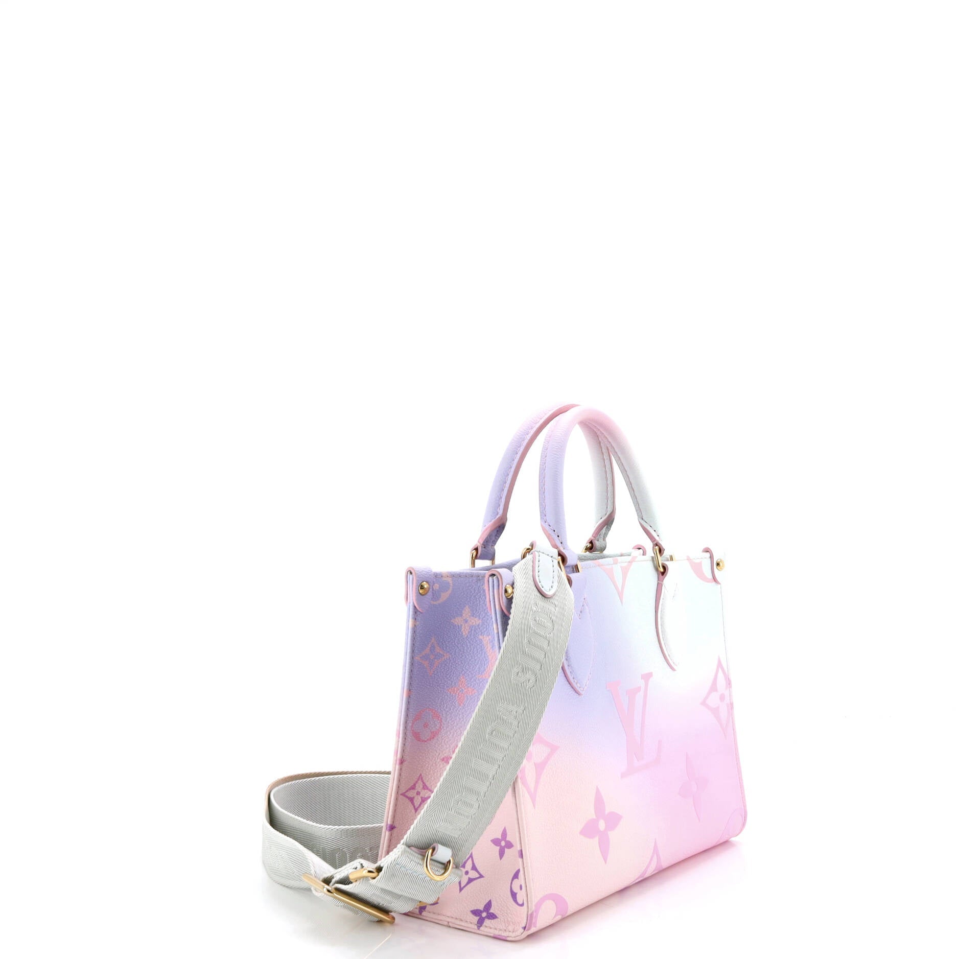 OnTheGo Tote Spring in the City Monogram Giant Canvas PM