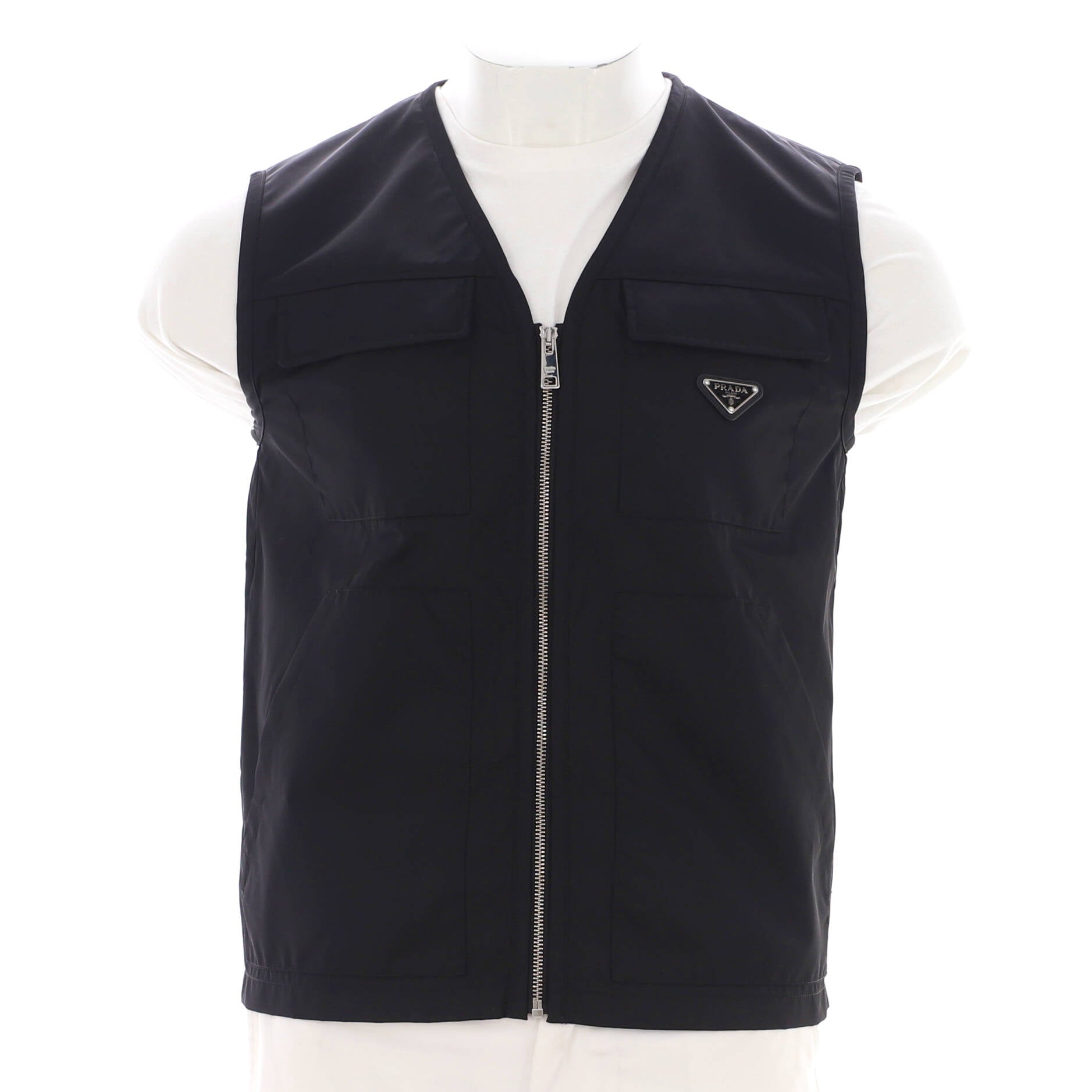 Men's Cargo Zip Vest Re-Nylon
