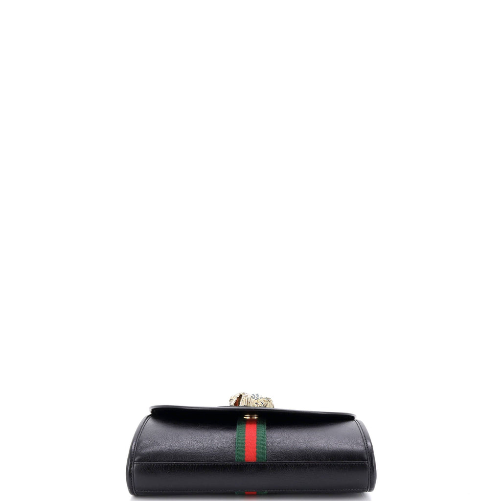 Rajah Web Chain Shoulder Bag Leather Small