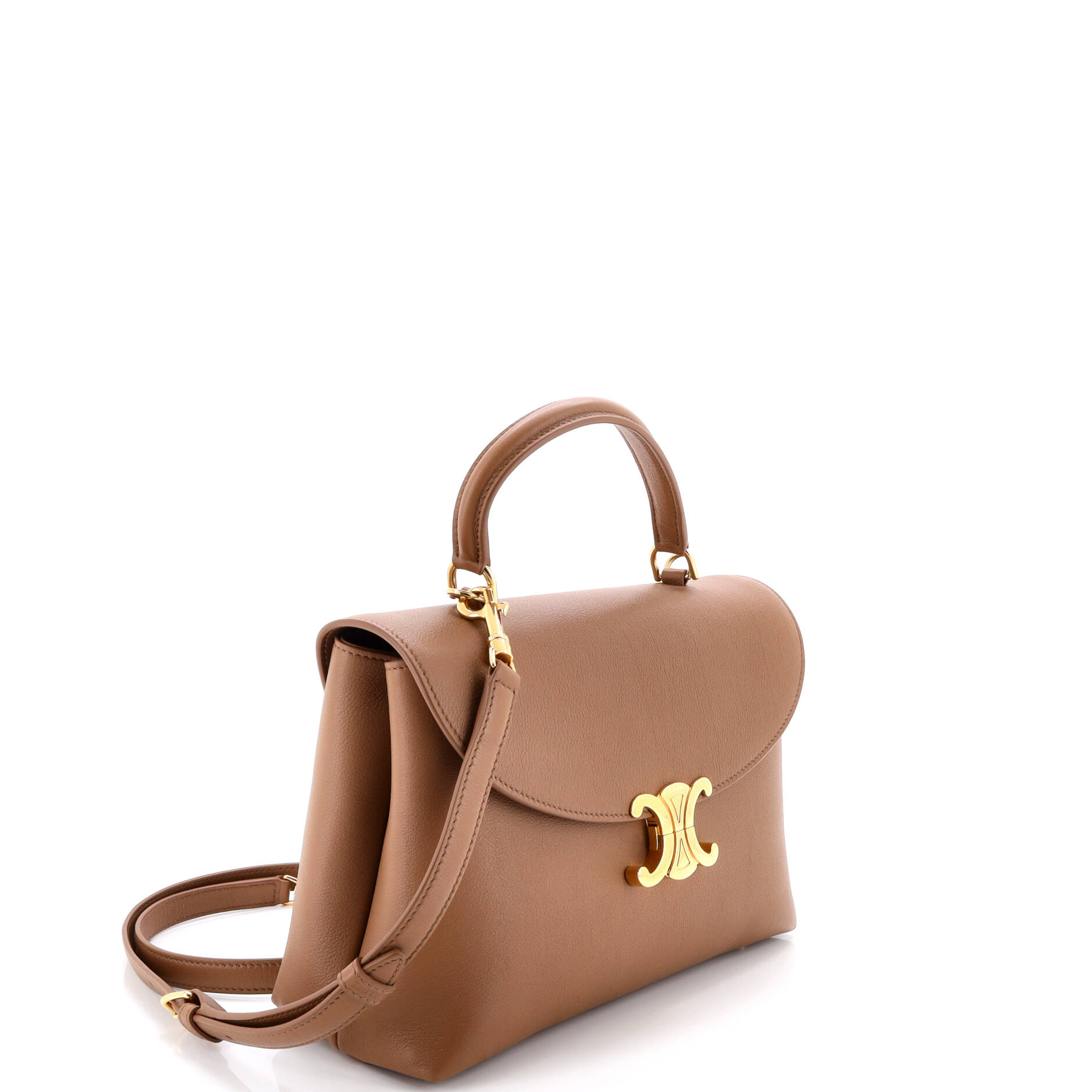 Nino Top Handle Bag Leather Medium
