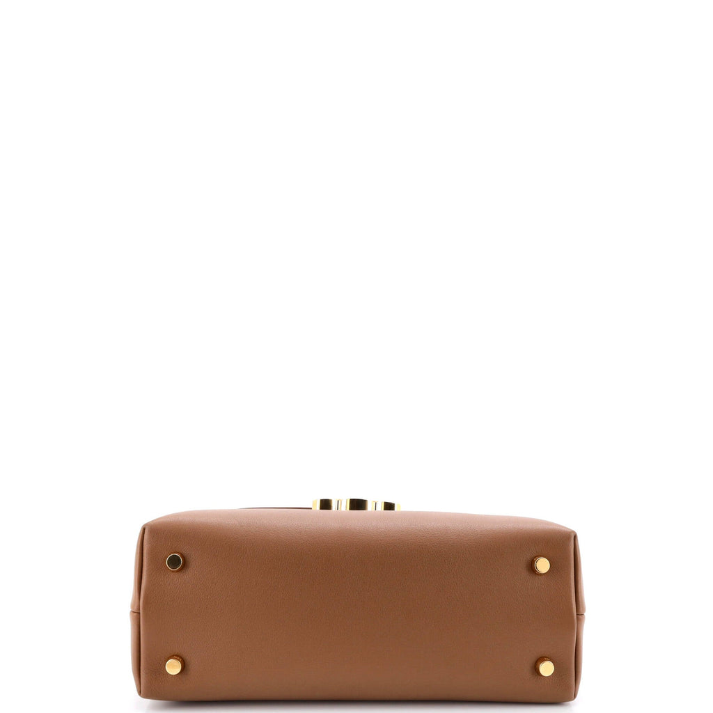 Nino Top Handle Bag Leather Medium