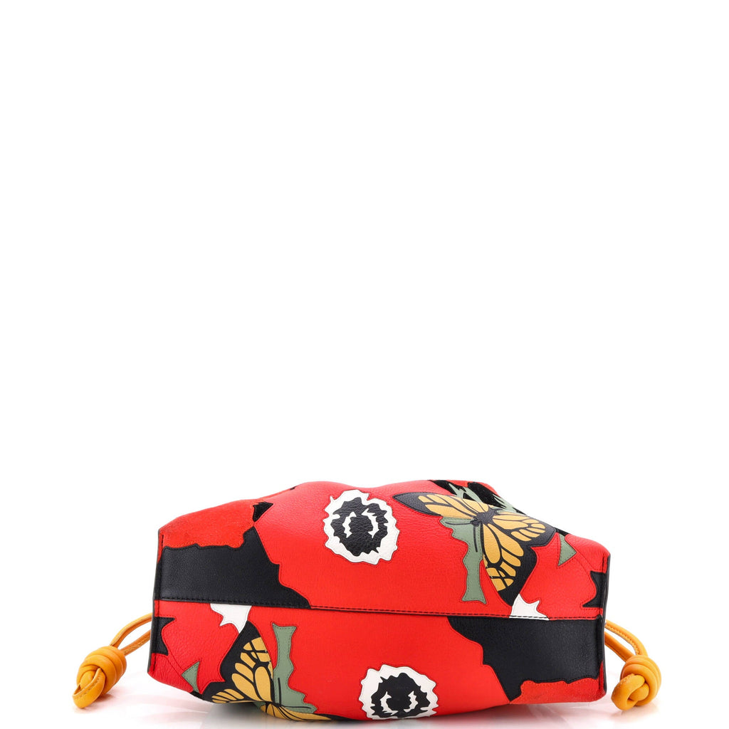 Flamenco Knot Clutch Leather Medium