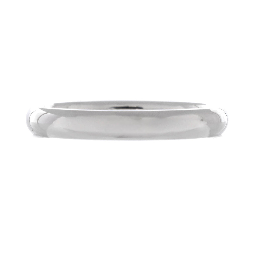 Single Diamond Band Ring Platinum with Diamond