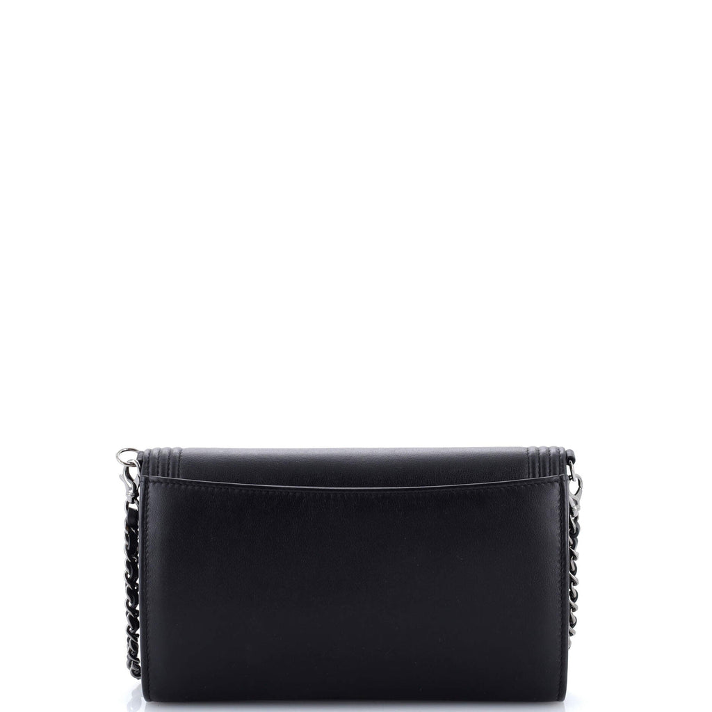 Bicolor Boy Wallet on Chain Calfskin
