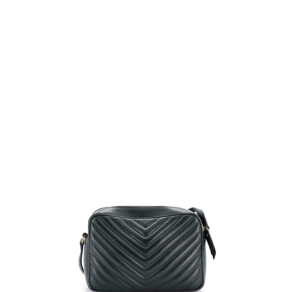 Lou Camera Bag Matelasse Chevron Leather Small