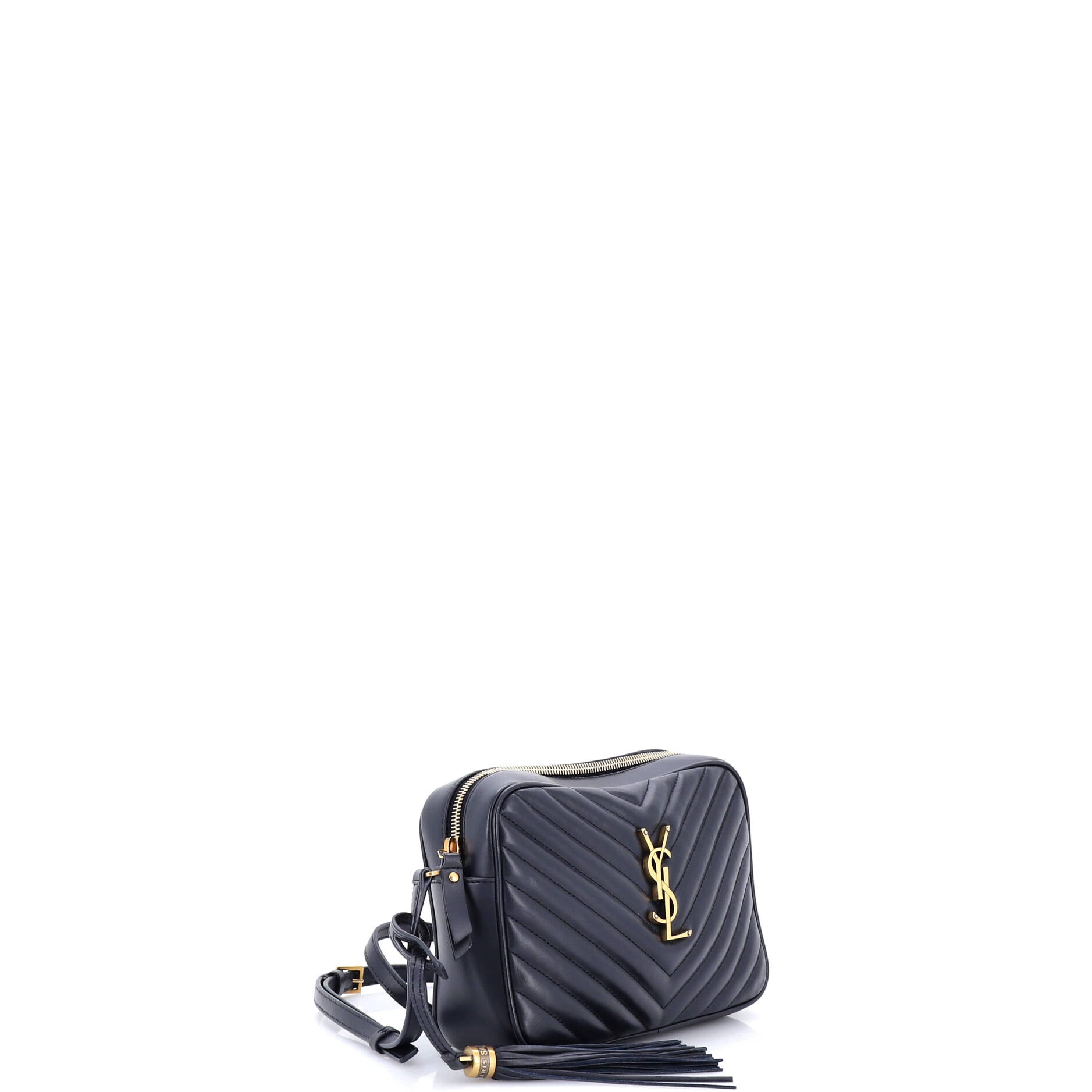 Lou Camera Bag Matelasse Chevron Leather Small