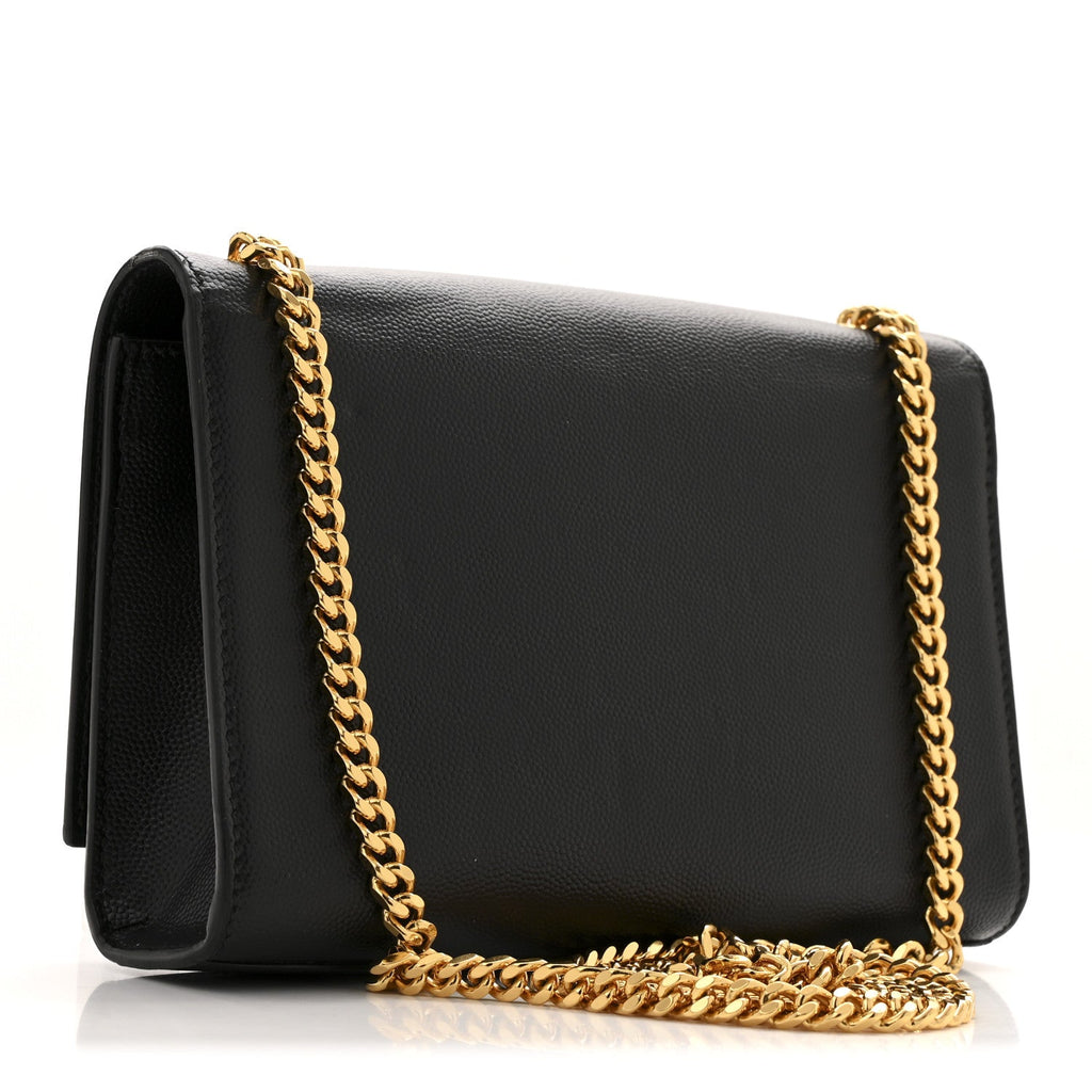 Grain De Poudre Small Monogram Kate Satchel Black