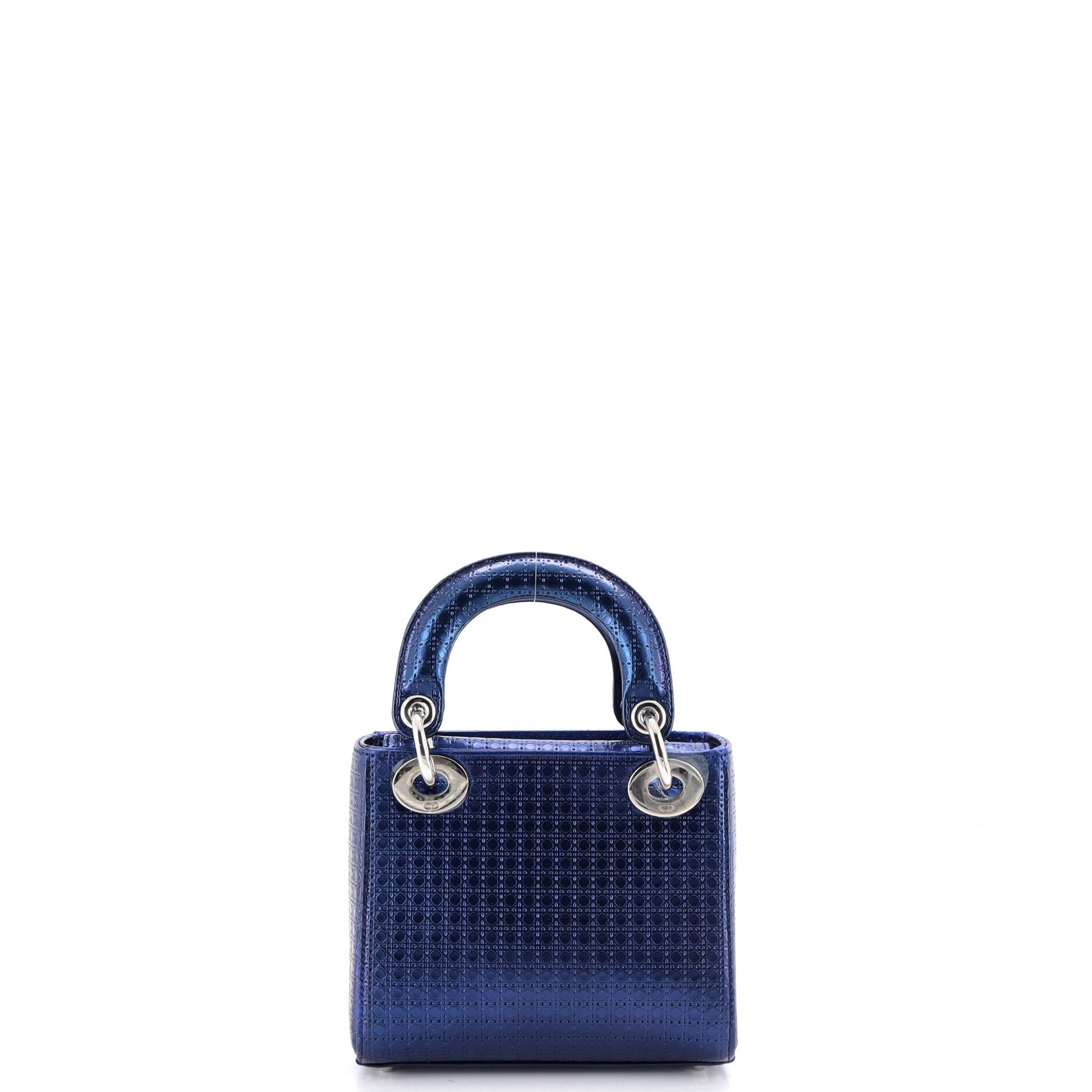 Lady Dior Bag Micro Cannage Metallic Calfskin Mini