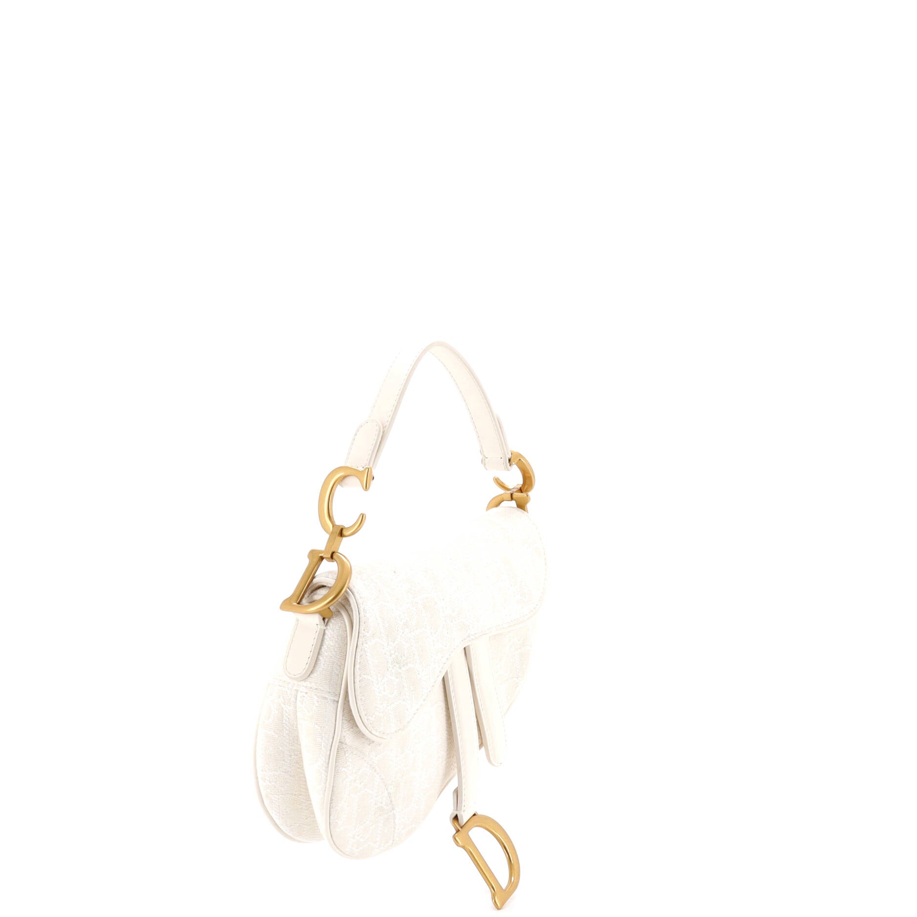 Saddle Handbag Oblique Canvas Mini