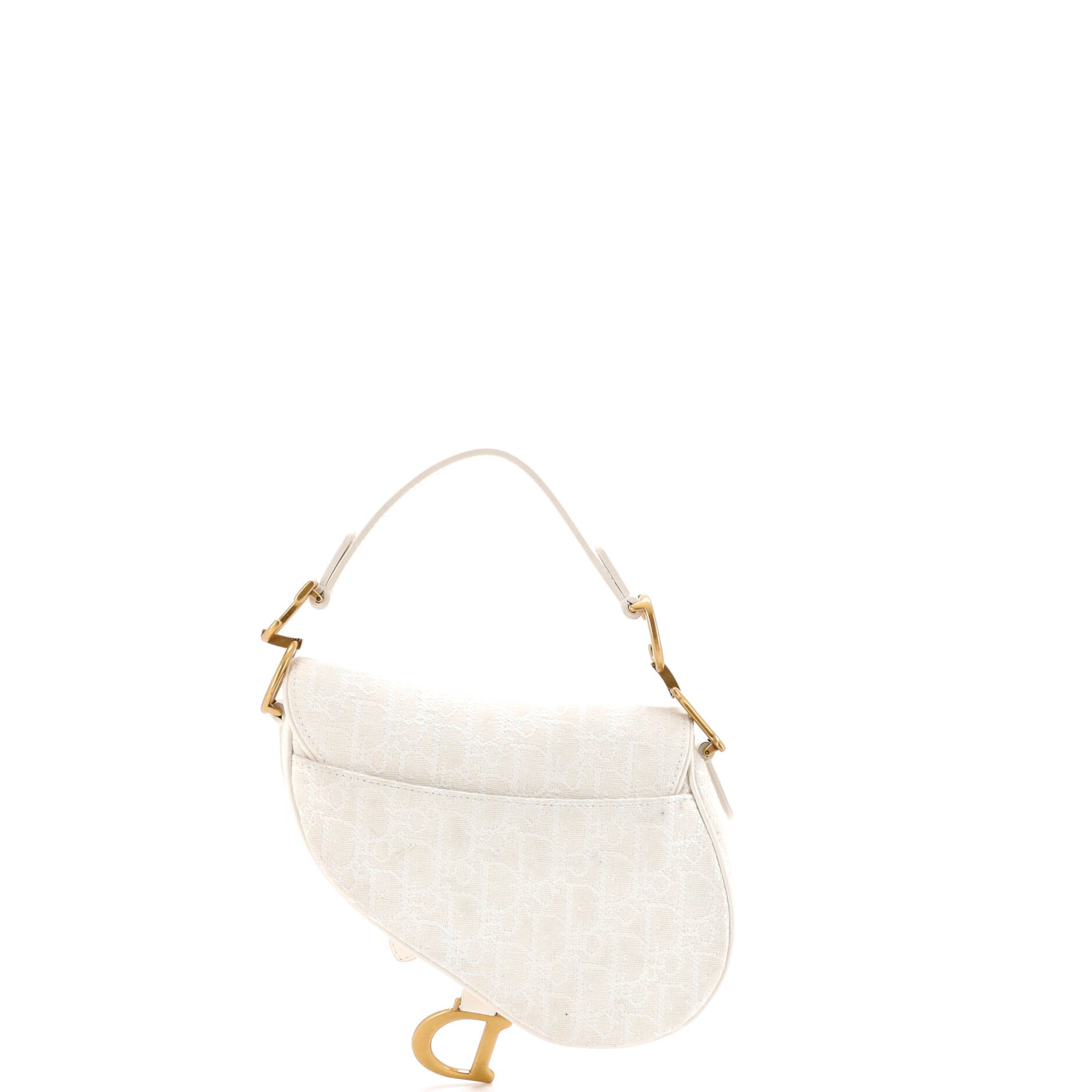 Saddle Handbag Oblique Canvas Mini
