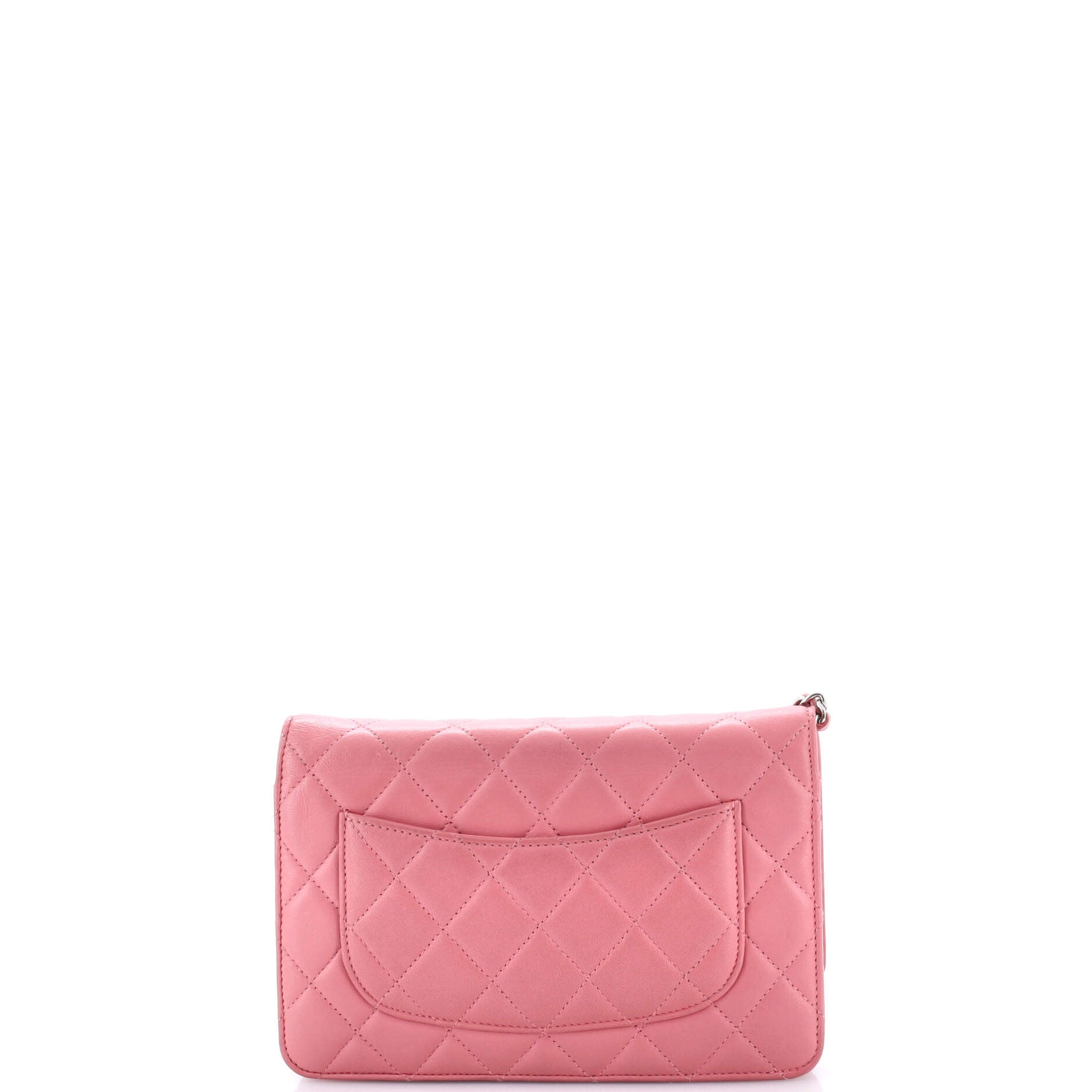 Wallet on Chain Quilted Lambskin