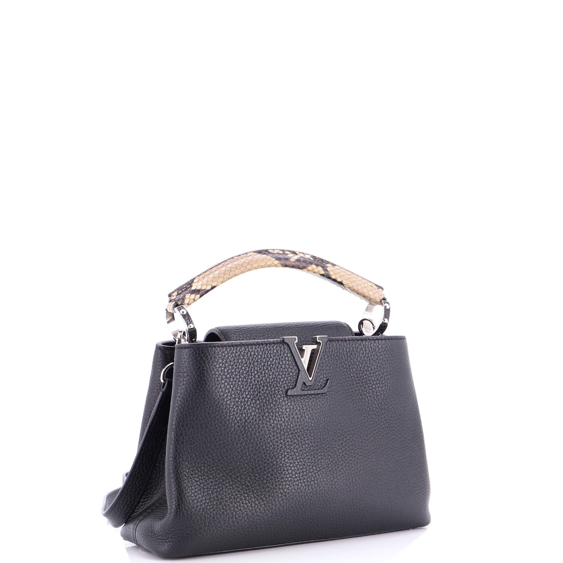 Capucines Bag Leather with Snakeskin BB