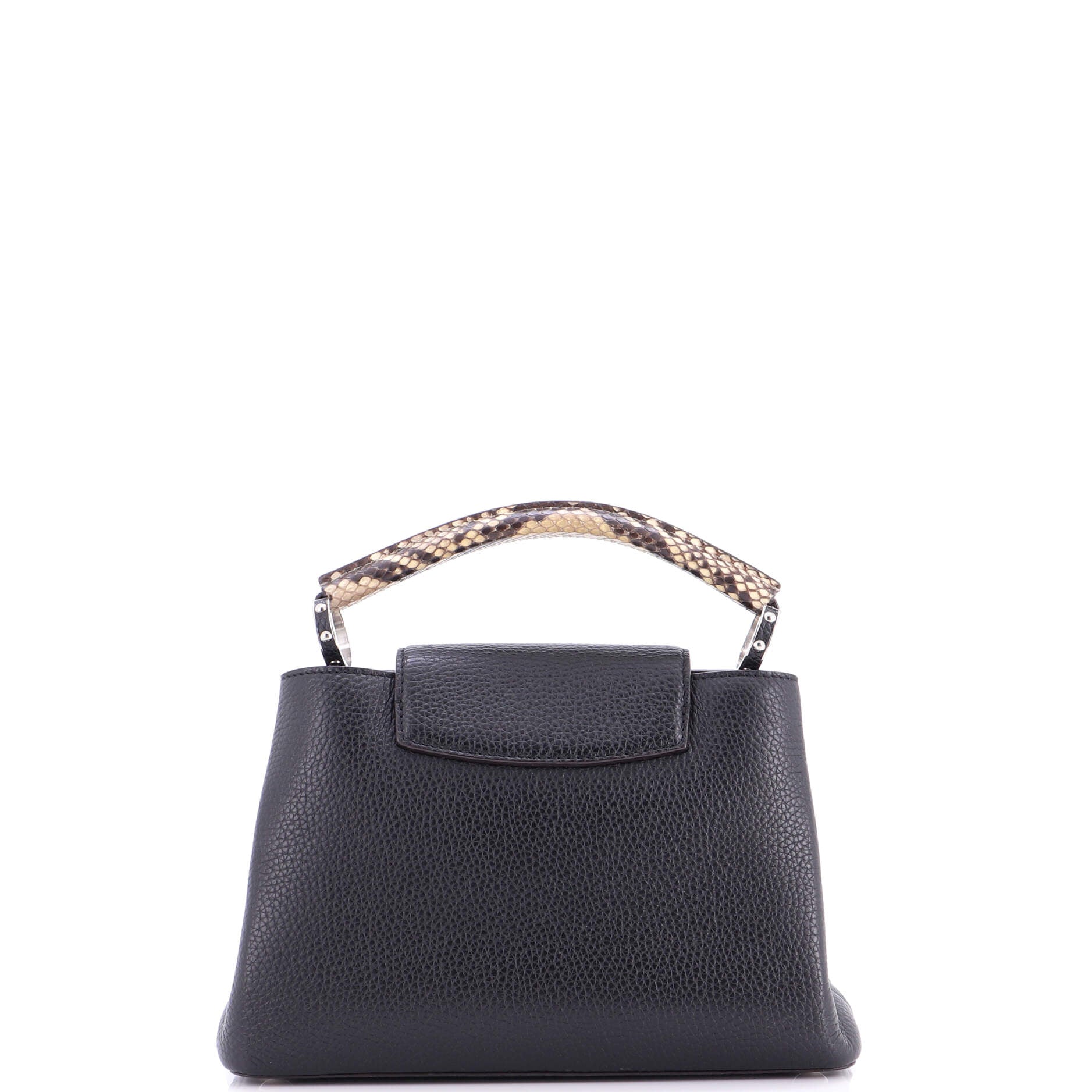 Capucines Bag Leather with Snakeskin BB