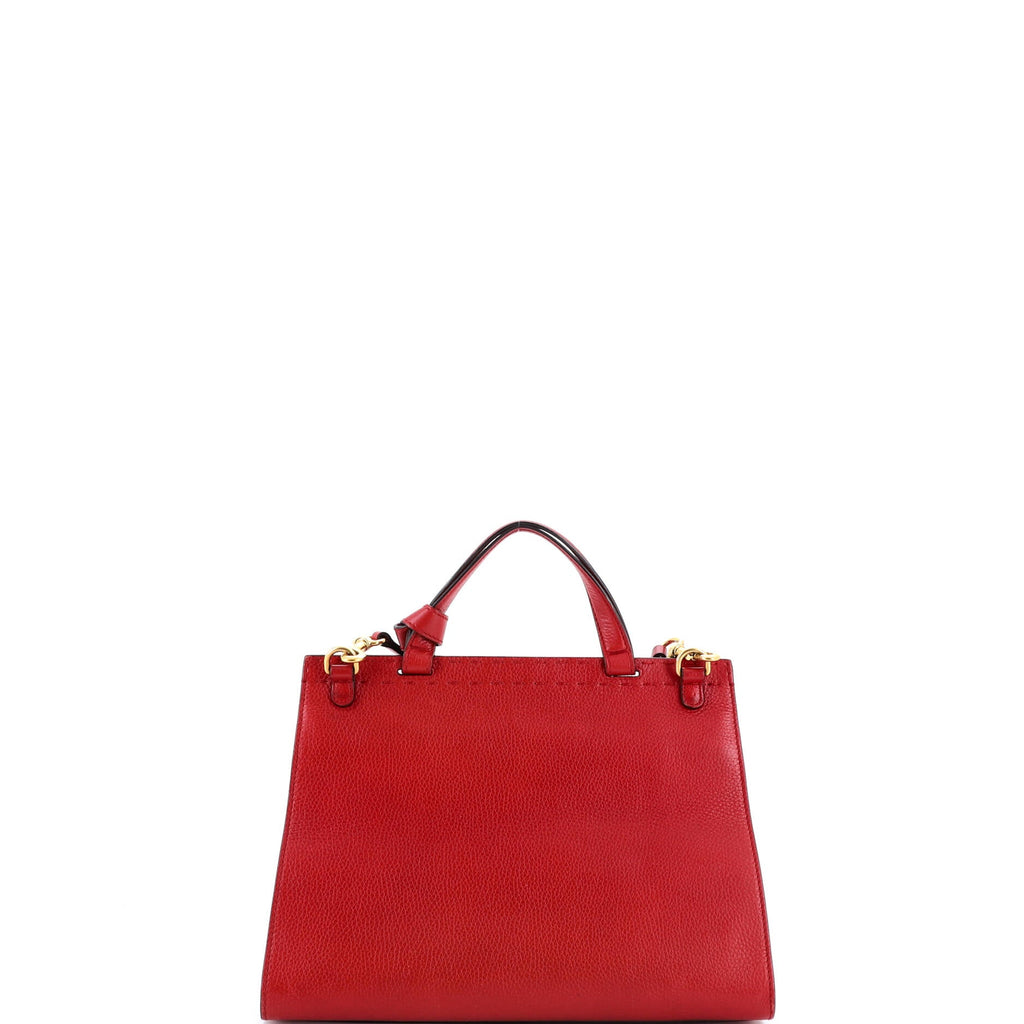 GG Marmont Top Handle Bag Leather Small