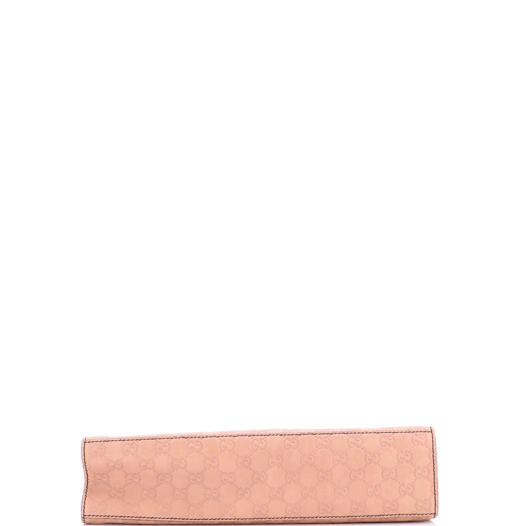 Emily Chain Flap Shoulder Bag Guccissima Leather Large