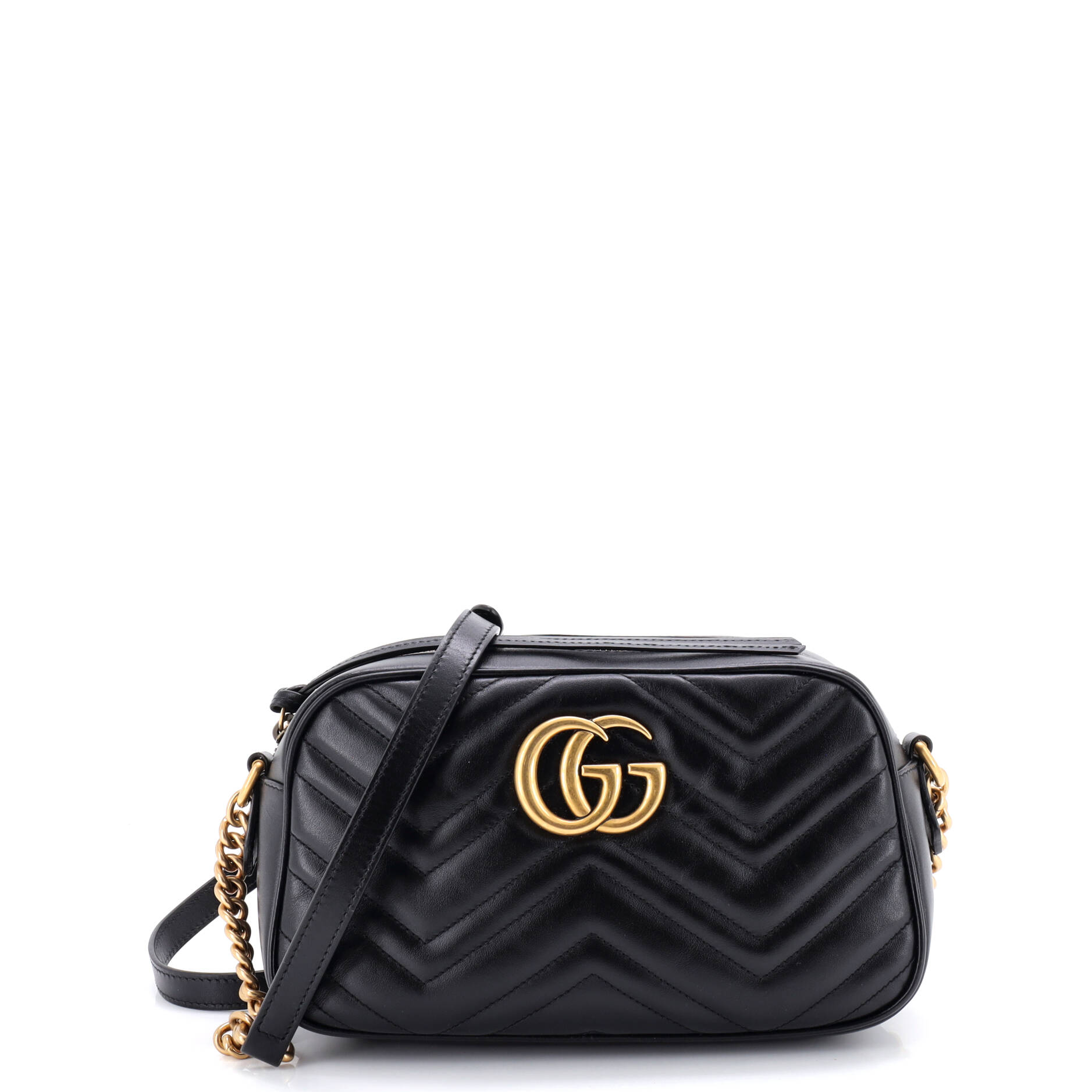 GG Marmont Shoulder Bag Matelasse Leather Small