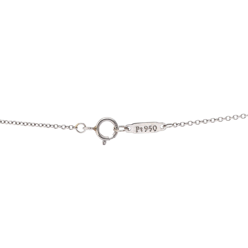 Schlumberger Lynn Pendant Necklace Platinum with Blue Sapphires