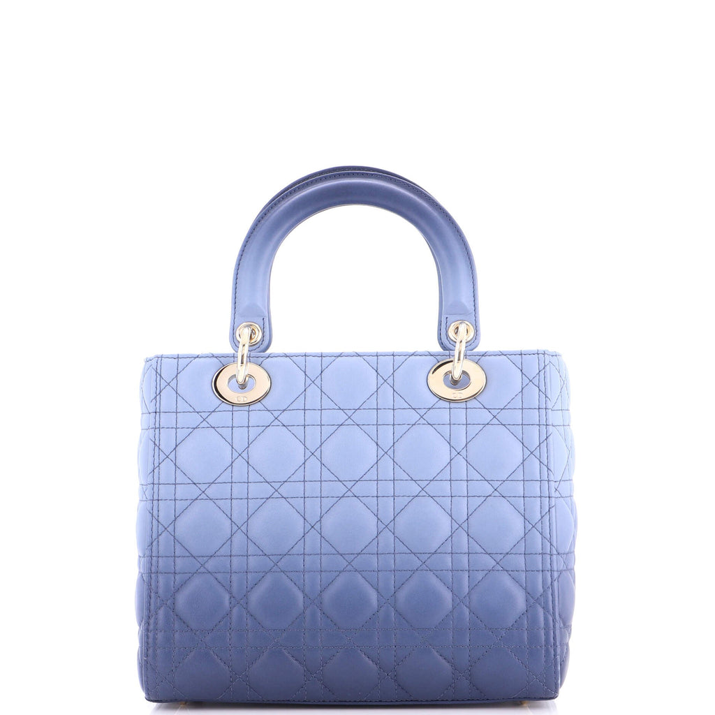 Lady Dior Bag Cannage Quilt Gradient Lambskin Medium