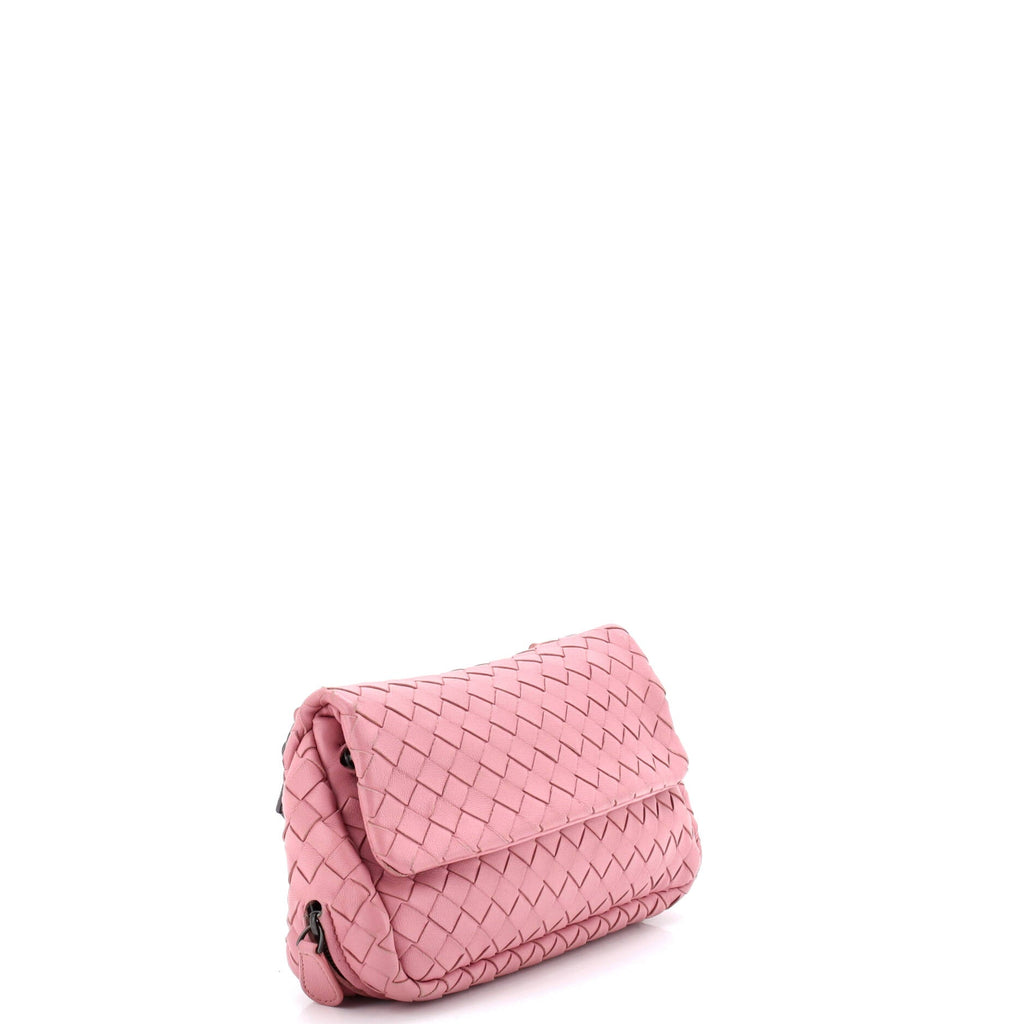 Expandable Chain Crossbody Bag Intrecciato Nappa Small