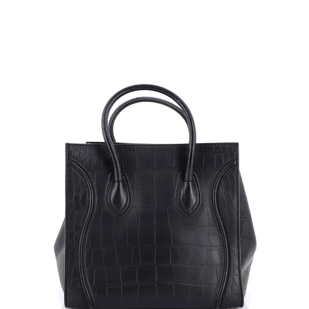 Phantom Bag Crocodile Embossed Leather Medium