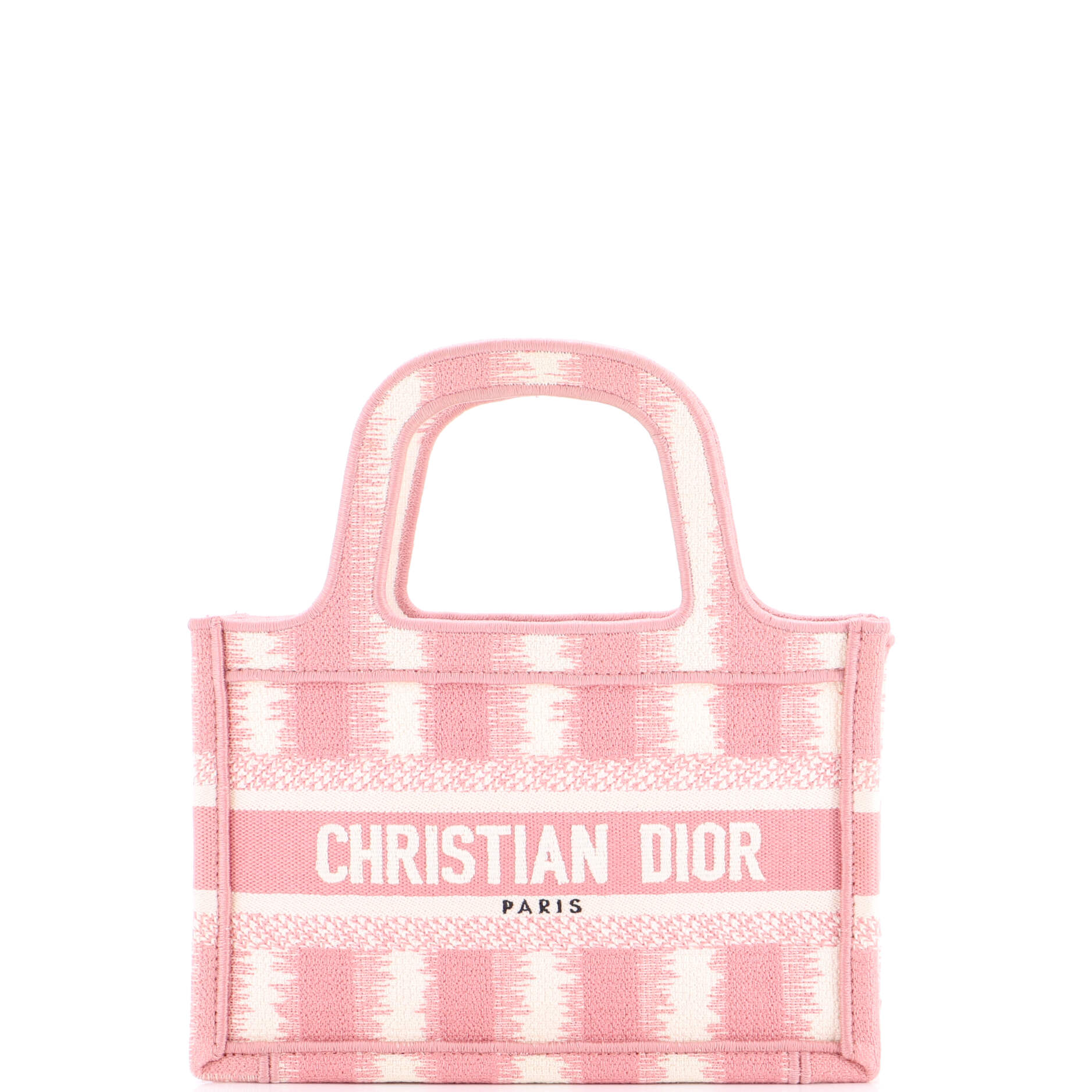 Book Tote Embroidered Canvas Mini