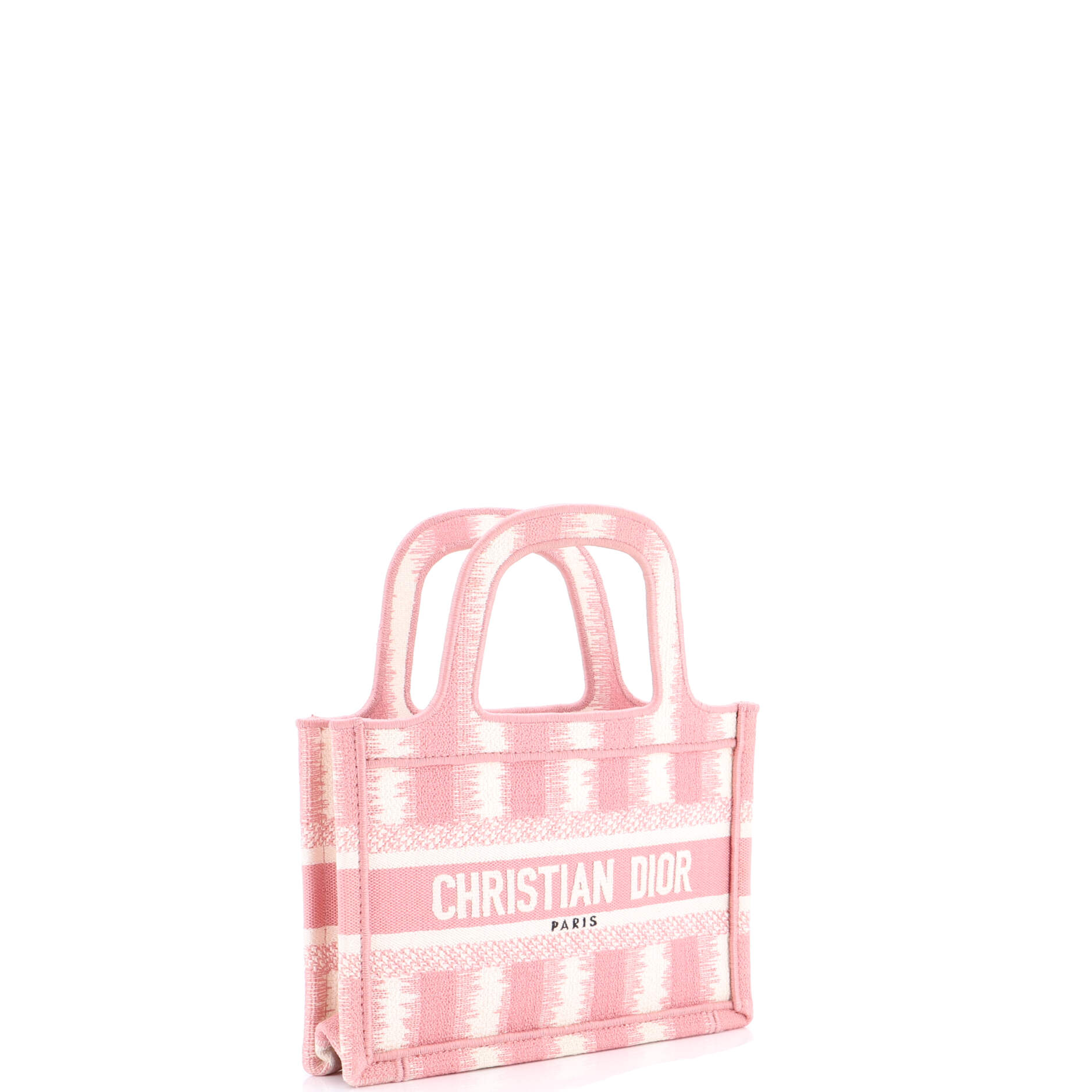 Book Tote Embroidered Canvas Mini
