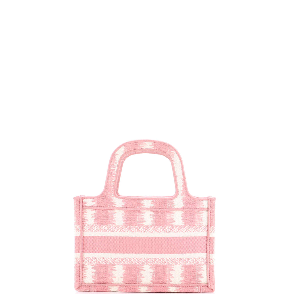 Book Tote Embroidered Canvas Mini