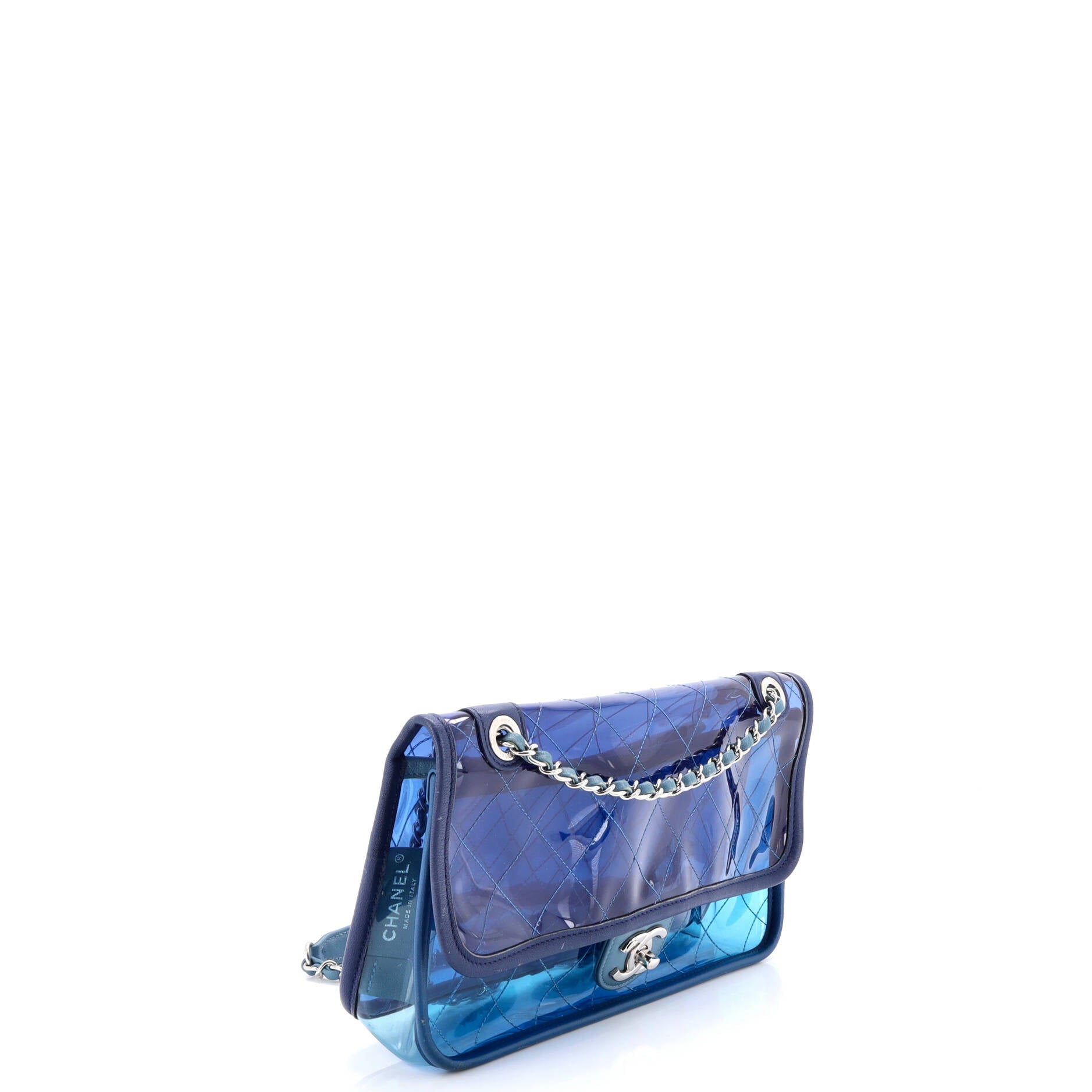 Coco Splash Flap Bag Quilted PVC With Lambskin Medium