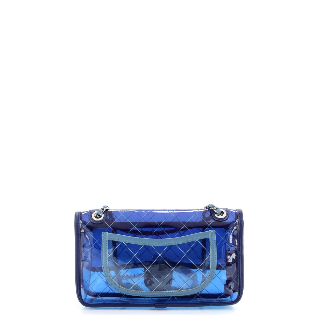 Coco Splash Flap Bag Quilted PVC With Lambskin Medium