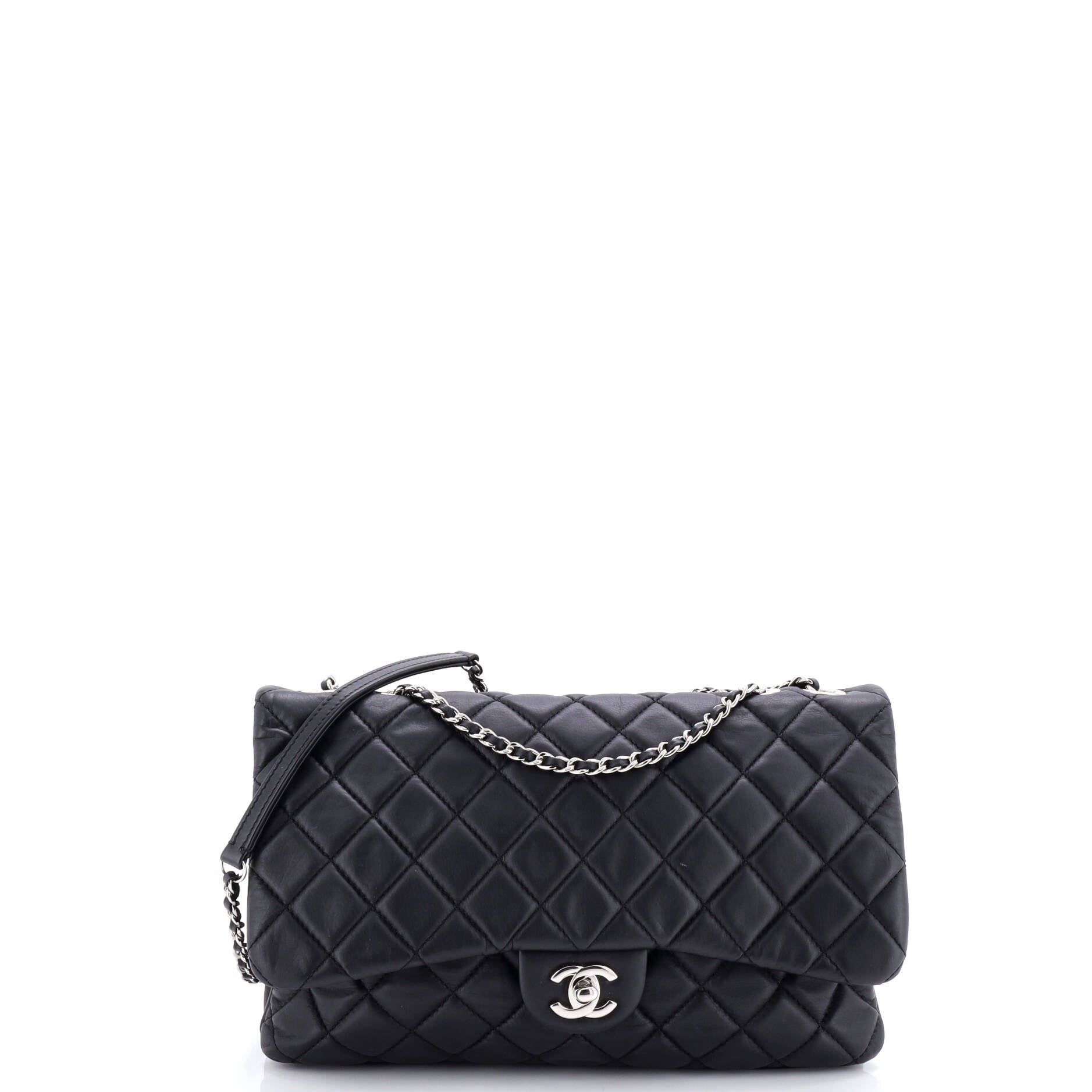 3 Flap Bag NM Quilted Lambskin Jumbo