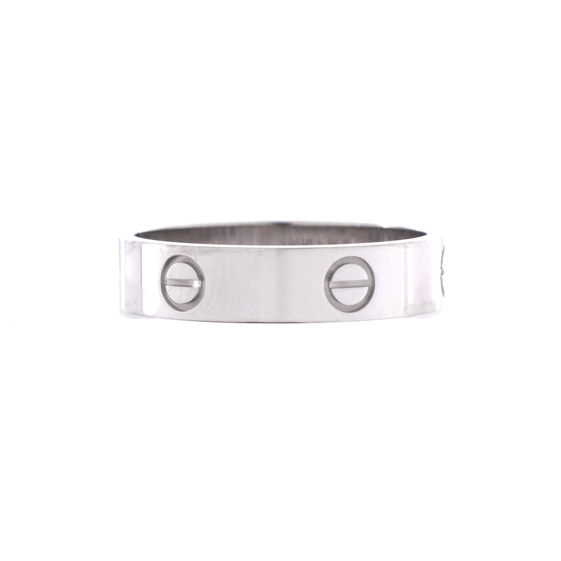 Love Band Ring 18K White Gold