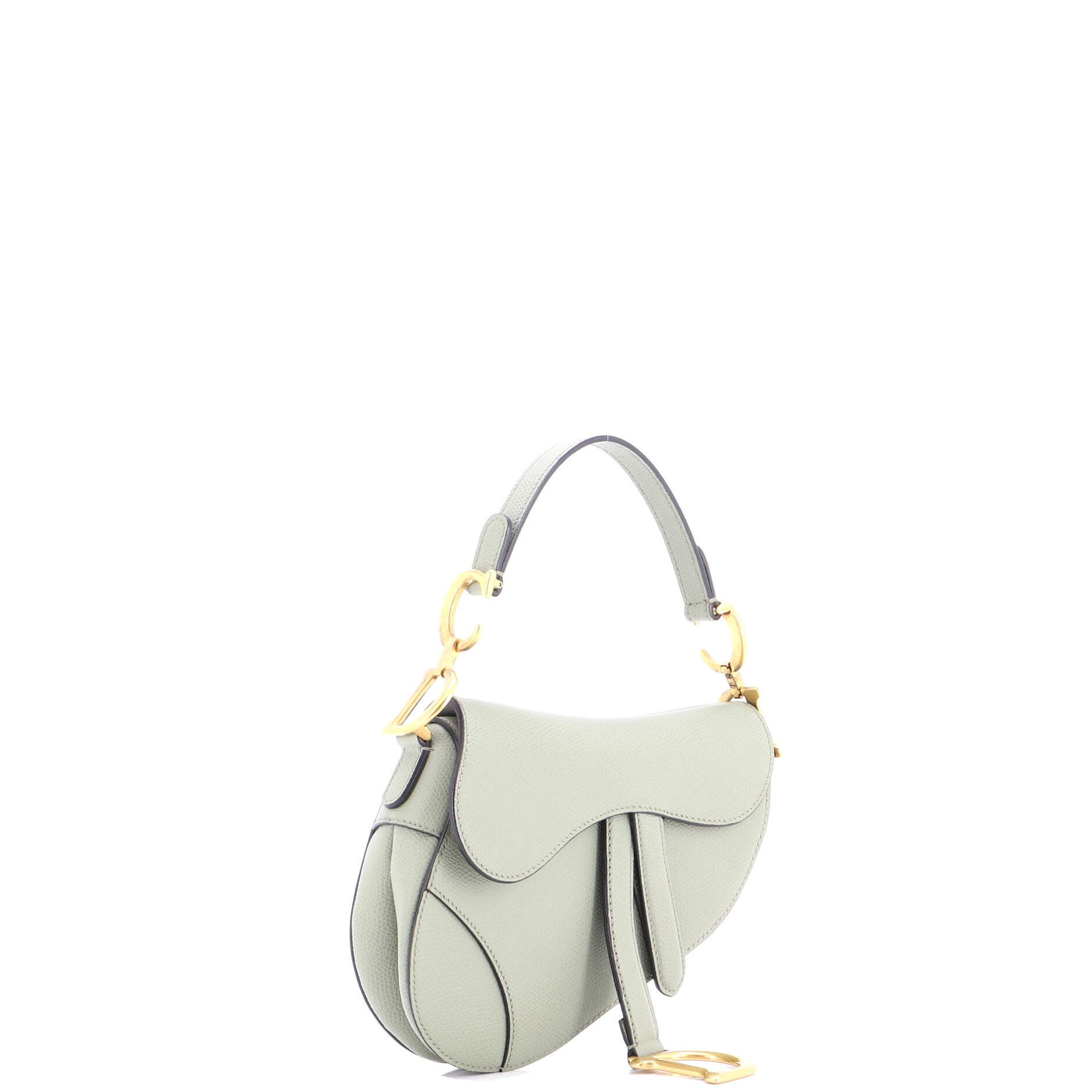 Saddle Handbag Leather Mini